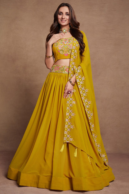 Gulkanya Vol 4 Aahvan Designs Georgette Lehenga Choli