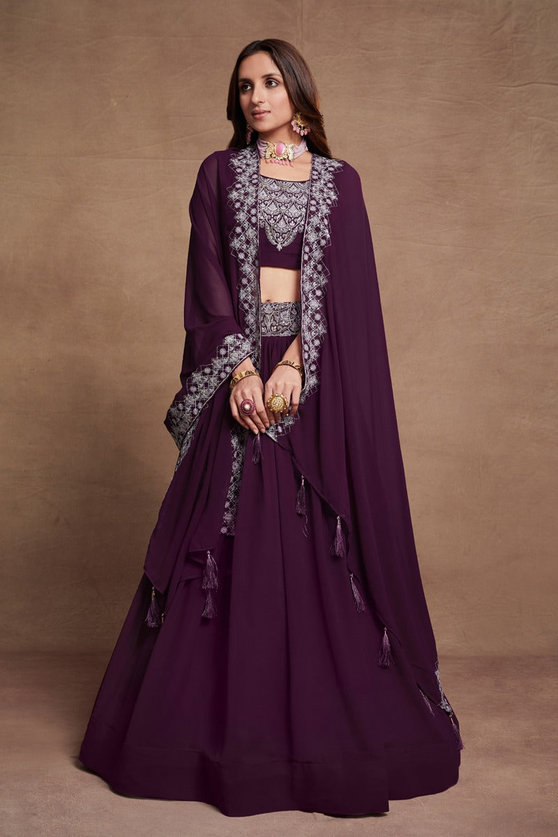 Gulkanya Vol 4 Aahvan Designs Georgette Lehenga Choli