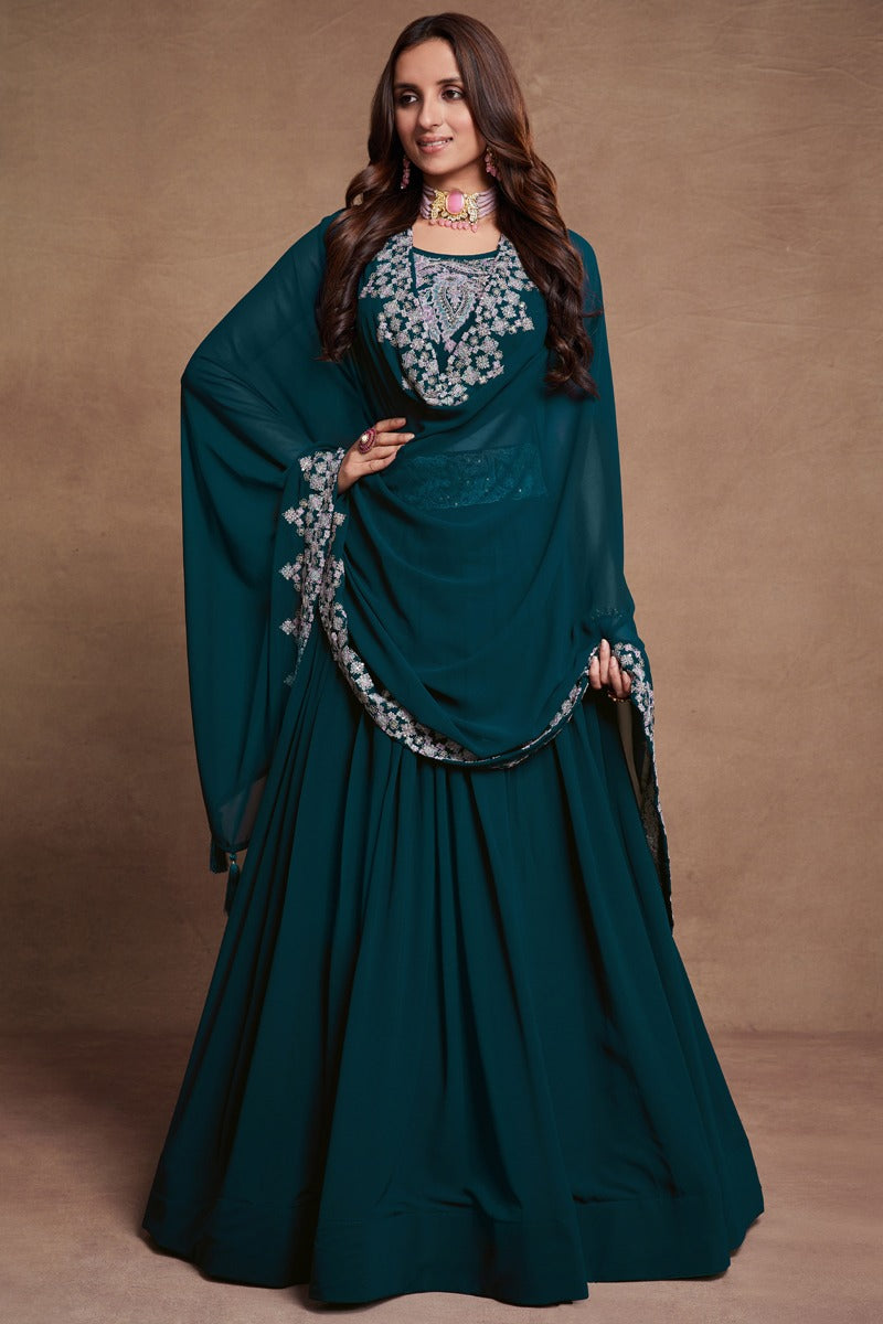 Gulkanya Vol 4 Aahvan Designs Georgette Lehenga Choli