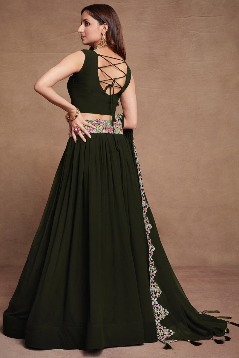 Gulkanya Vol 4 Aahvan Designs Georgette Lehenga Choli