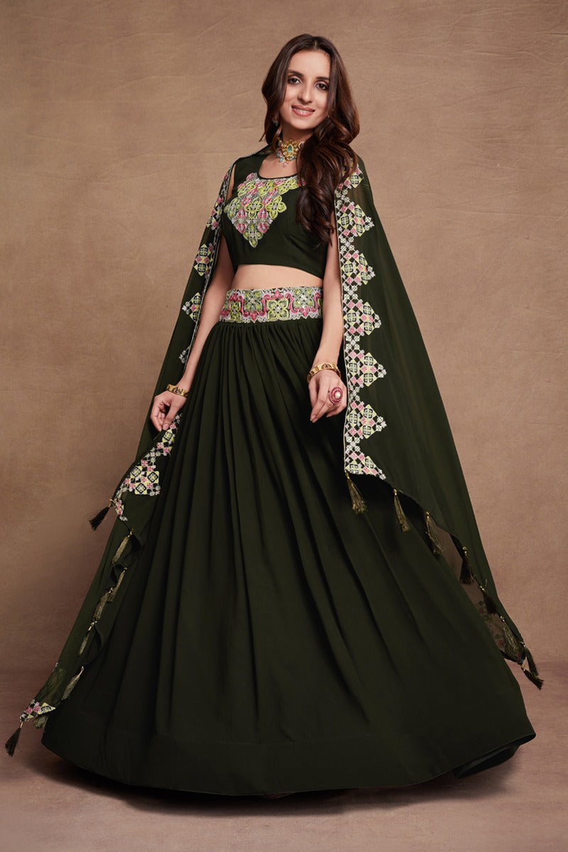 Gulkanya Vol 4 Aahvan Designs Georgette Lehenga Choli
