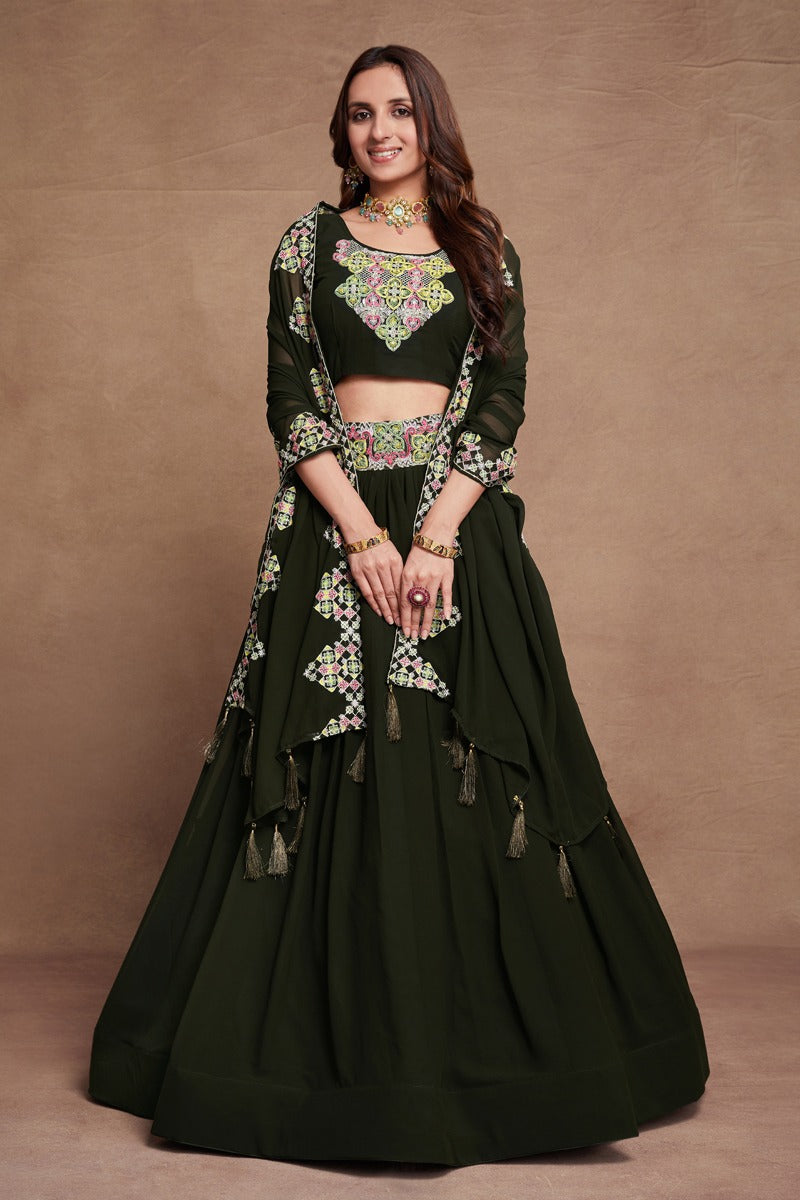 Gulkanya Vol 4 Aahvan Designs Georgette Lehenga Choli
