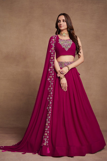 Gulkanya Vol 4 Aahvan Designs Georgette Lehenga Choli