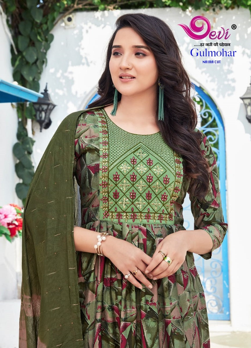 Gulmohar Vol 2 Devi Muslin Readymade Pant Style Suits