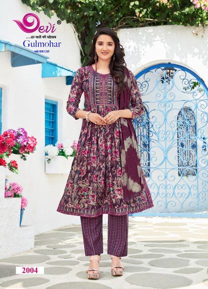 Gulmohar Vol 2 Devi Muslin Readymade Pant Style Suits