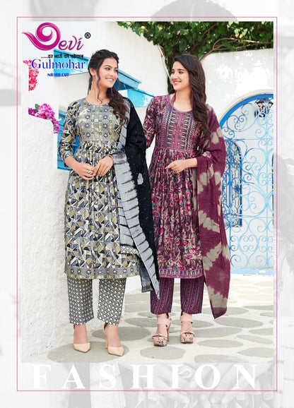 Gulmohar Vol 2 Devi Muslin Readymade Pant Style Suits