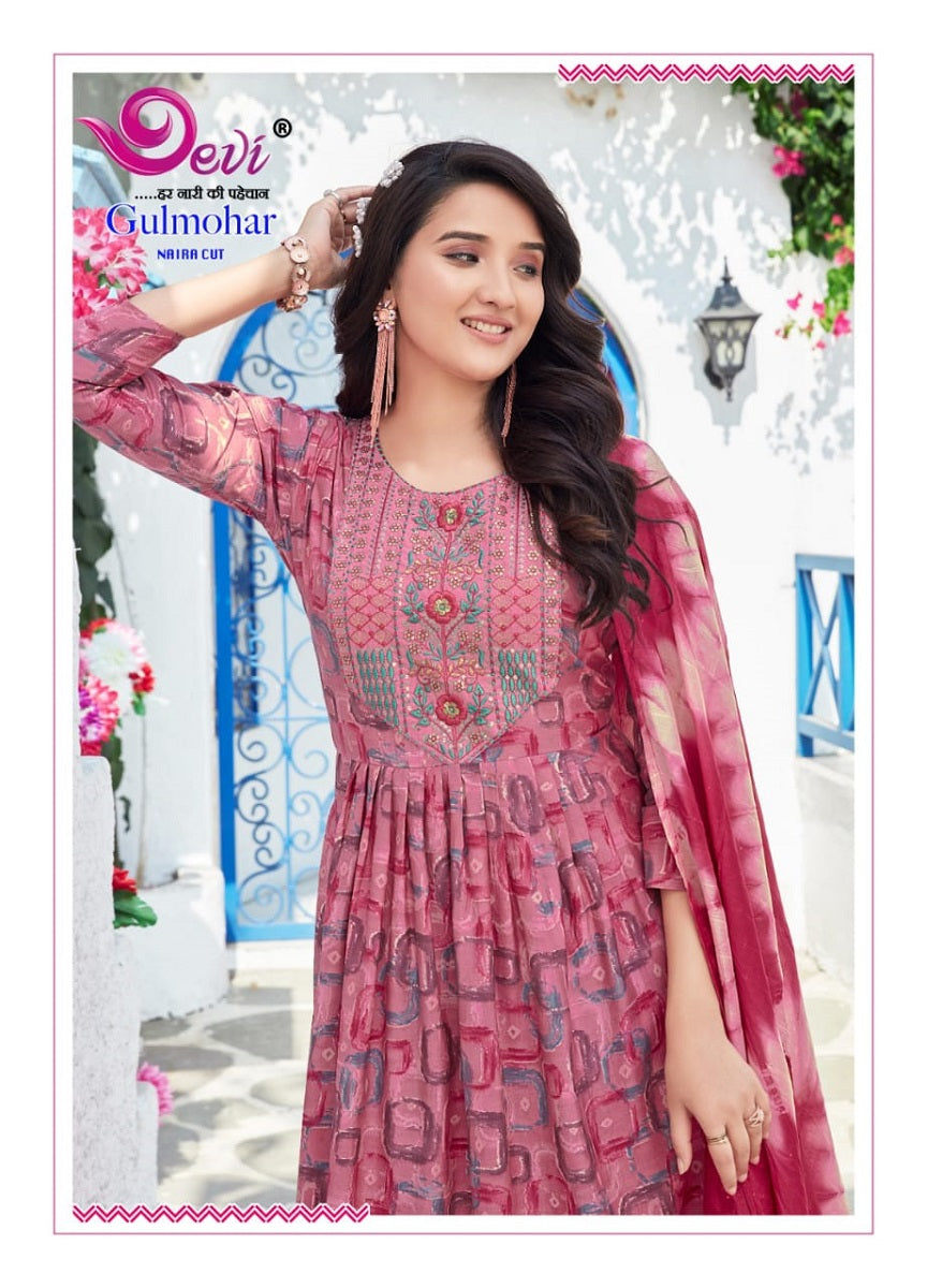 Gulmohar Vol 2 Devi Muslin Readymade Pant Style Suits