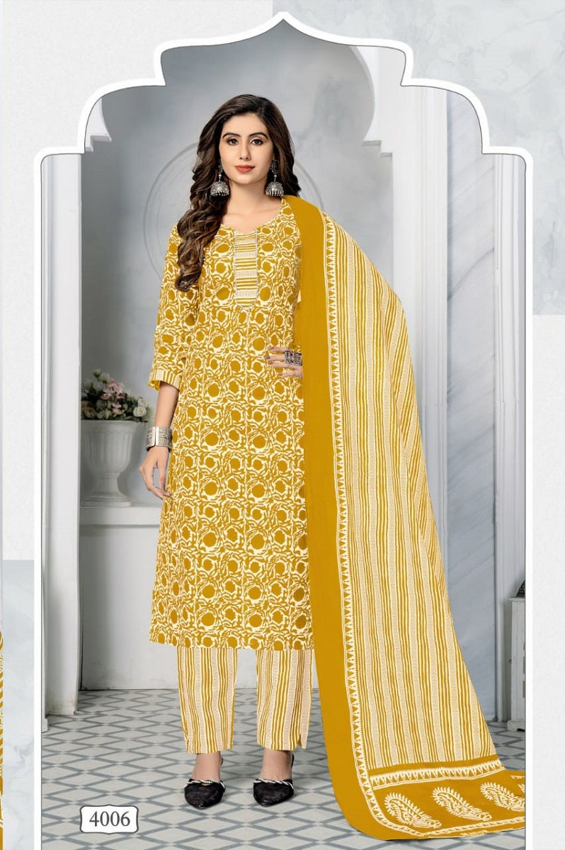 Gulmohar Vol 4 Mayur Creation Cotton Dress Material