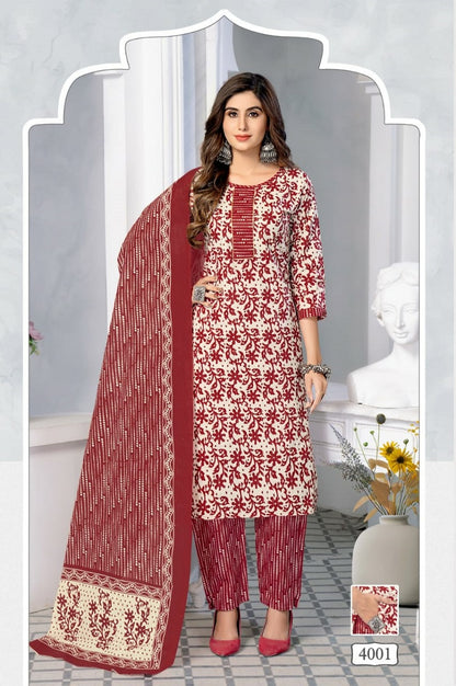 Gulmohar Vol 4 Mayur Creation Cotton Dress Material