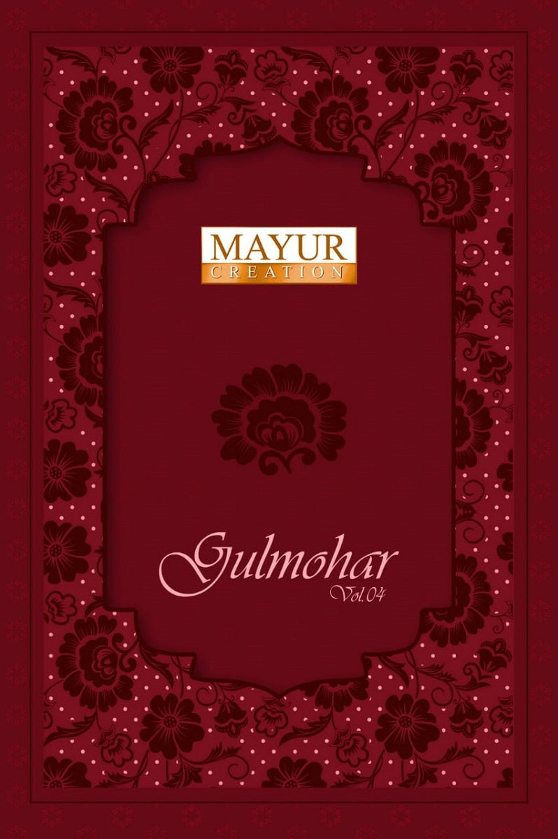 Gulmohar Vol 4 Mayur Creation Cotton Dress Material