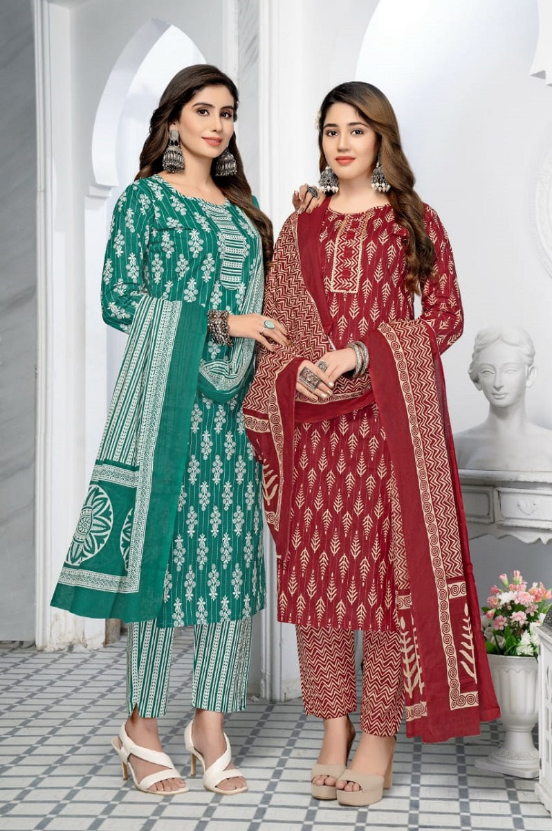 Gulmohar Vol 4 Mayur Creation Cotton Dress Material