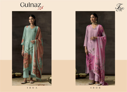 Gulnaz-480-Ab Tm Muslin Pant Style Suits