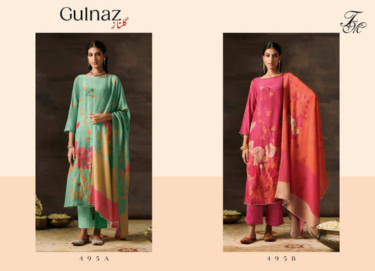 Gulnaz-495 Tm Muslin Silk Pant Style Suits