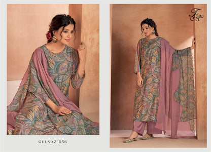 Gulnaz-5-Ab Tm Muslin Plazzo Style Suits