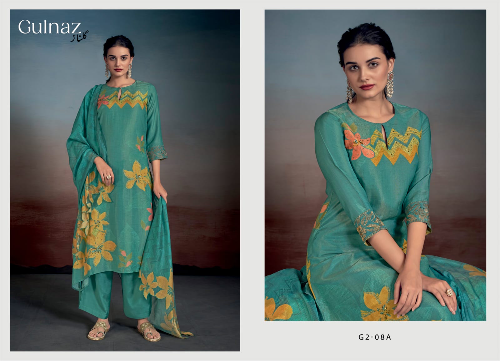Gulnaz-G2-08-Ab Tm Viscose Pant Style Suits