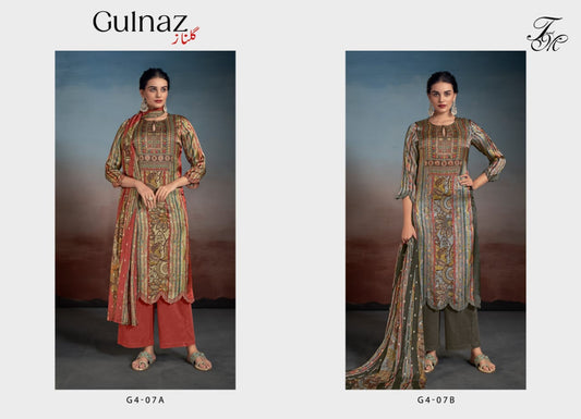 Gulnaz-G4-7Ab Tm Viscose Pant Style Suits
