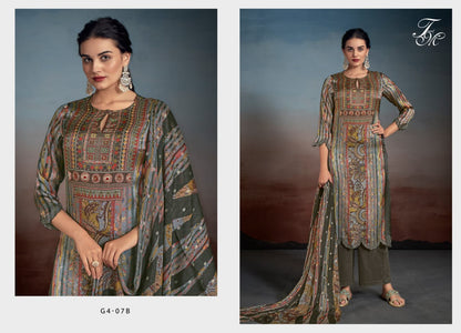 Gulnaz-G4-7Ab Tm Viscose Pant Style Suits