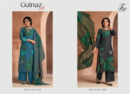 Gulnaz -10-Ab Tm Viscose Simmer Pant Style Suits