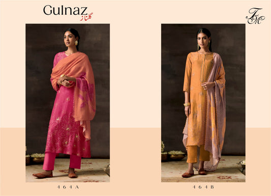 Gulnaz -464-Ab Tm Muslin Pant Style Suits