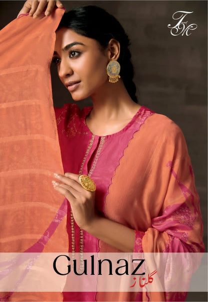 Gulnaz -464-Ab Tm Muslin Pant Style Suits