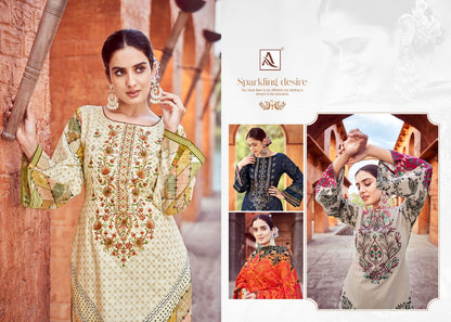 Gulshan Ara Alok Cambric Karachi Salwar Suits