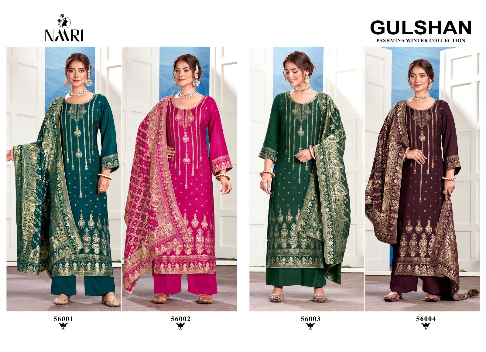Gulshan Naari Pashmina Suits