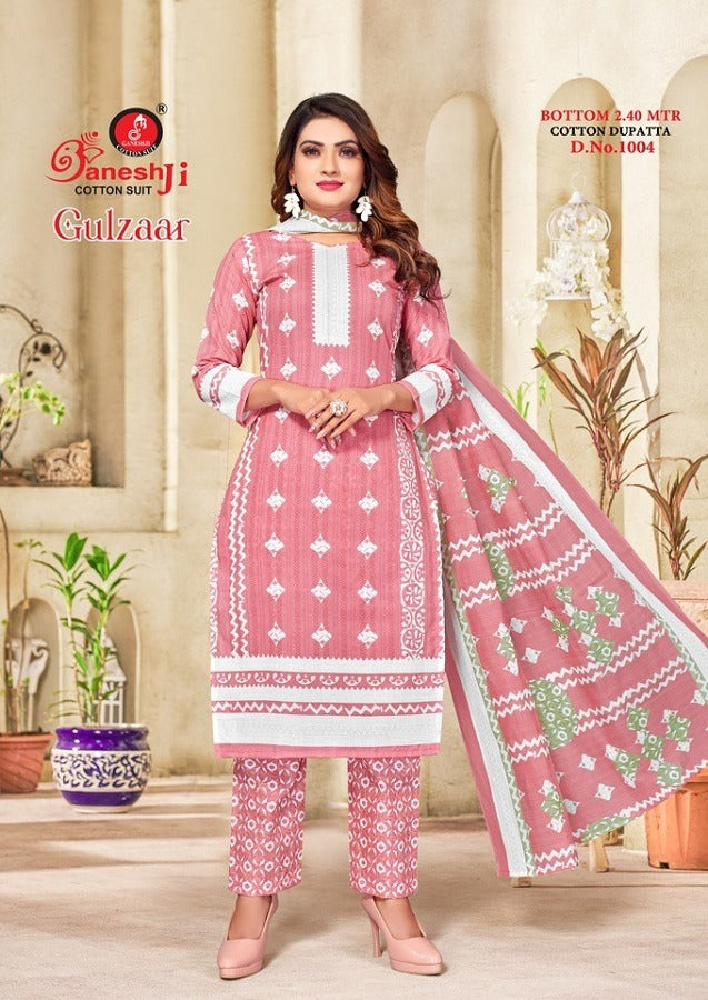 Gulzaar Vol 1 Ganeshji Cotton Pant Style Suits