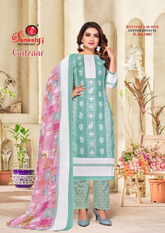 Gulzaar Vol 1 Ganeshji Cotton Pant Style Suits