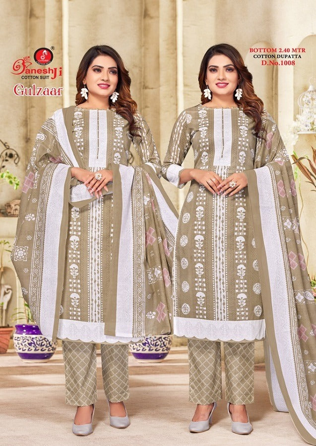Gulzaar Vol 1 Ganeshji Cotton Pant Style Suits