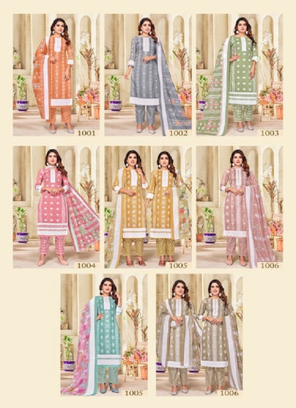 Gulzaar Vol 1 Ganeshji Cotton Pant Style Suits