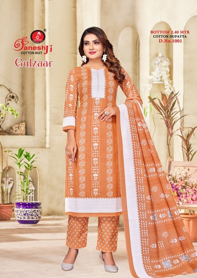 Gulzaar Vol 1 Ganeshji Cotton Pant Style Suits
