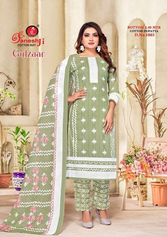 Gulzaar Vol 1 Ganeshji Cotton Pant Style Suits