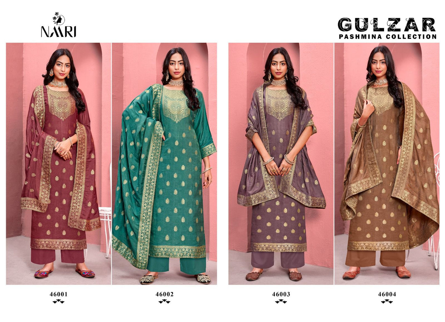 Gulzar Naari Pashmina Suits