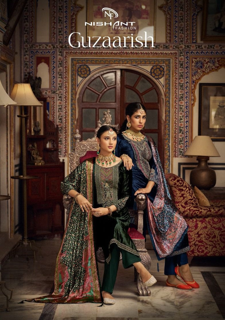 Guzaarish Nishant Fashion Viscose Pashmina Suits