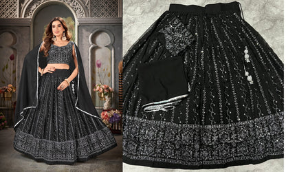 Guzaarish Vol 2 Banwery Georgette Lehenga Choli