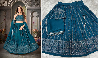 Guzaarish Vol 2 Banwery Georgette Lehenga Choli