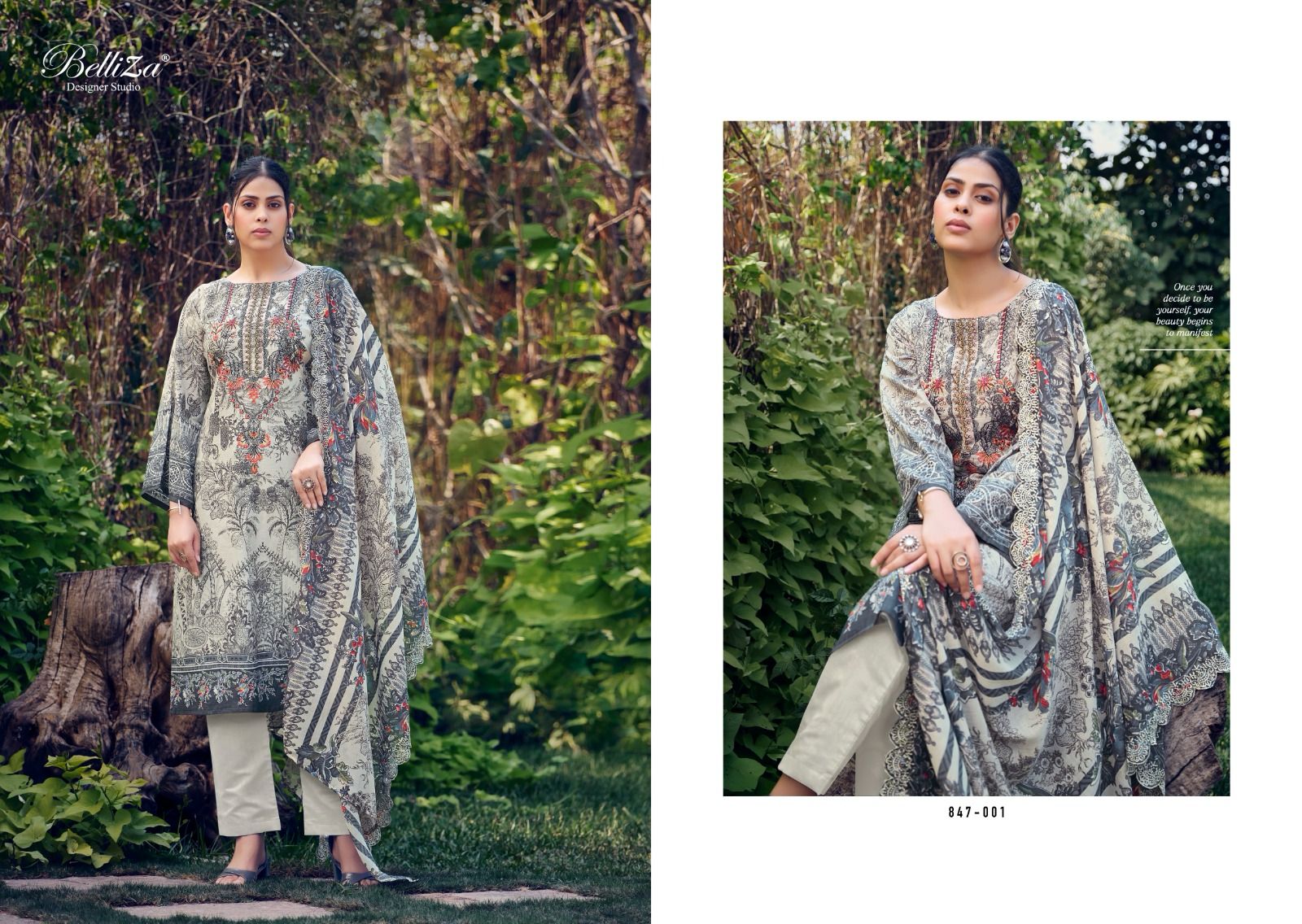 Guzarish Belliza Designer Studio Cotton Karachi Salwar Suits