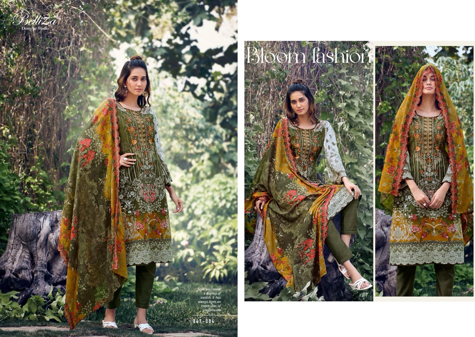 Guzarish Belliza Designer Studio Cotton Karachi Salwar Suits