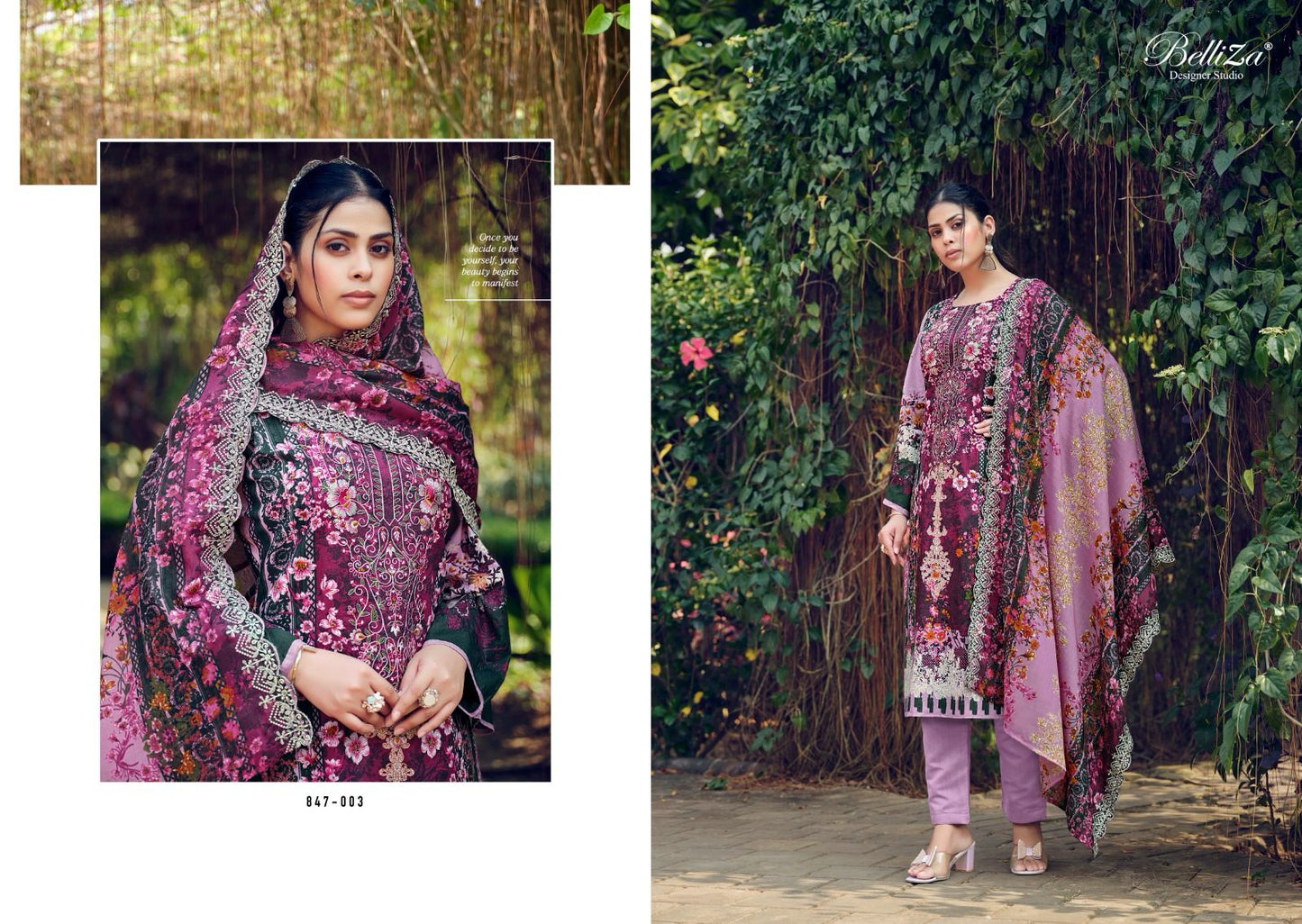 Guzarish Belliza Designer Studio Cotton Karachi Salwar Suits
