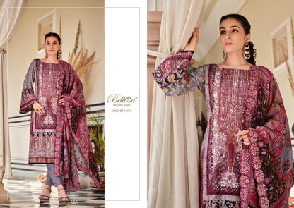 Guzarish Vol 2 Belliza Designer Studio Cotton Karachi Salwar Suits