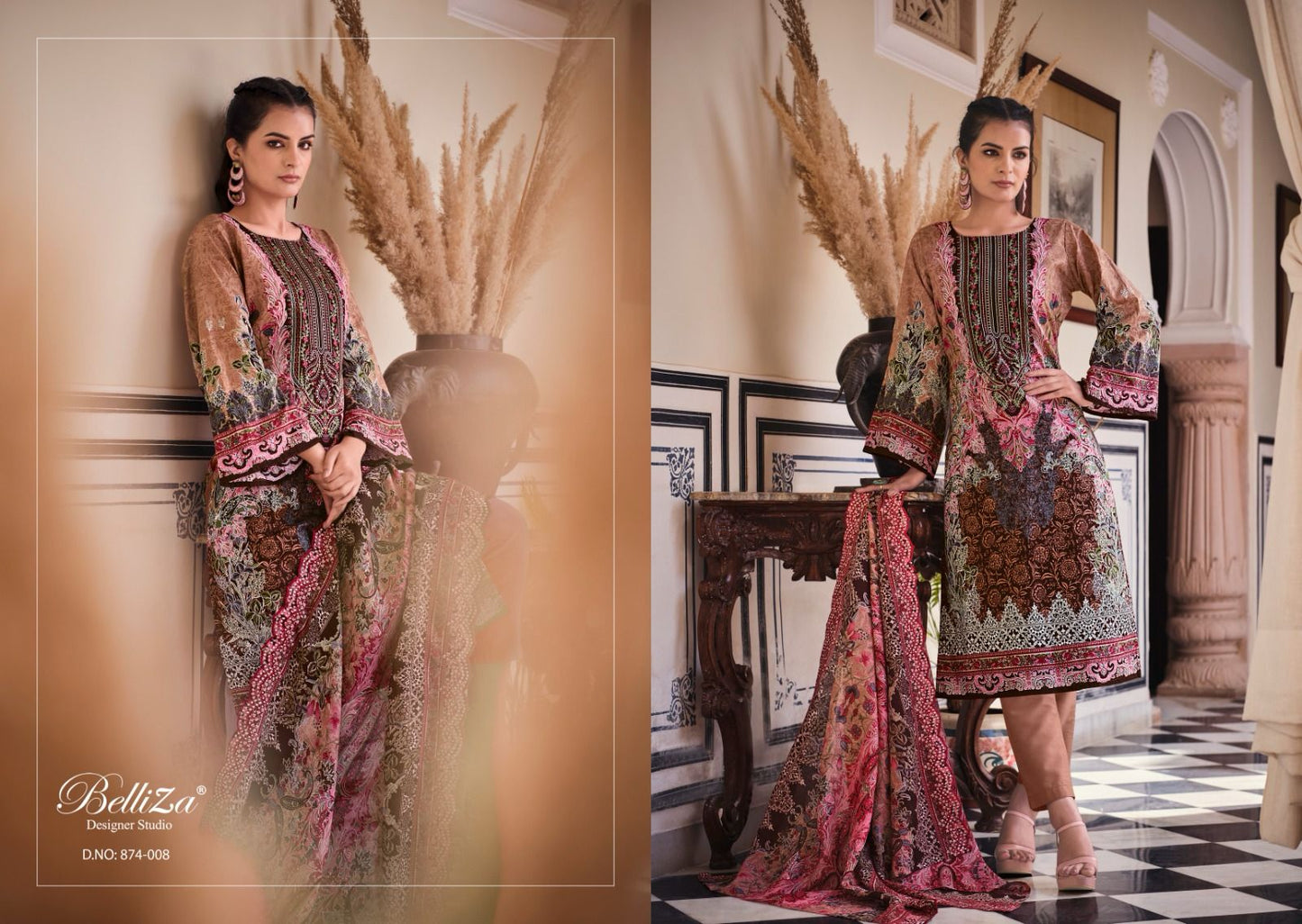 Guzarish Vol 2 Belliza Designer Studio Cotton Karachi Salwar Suits