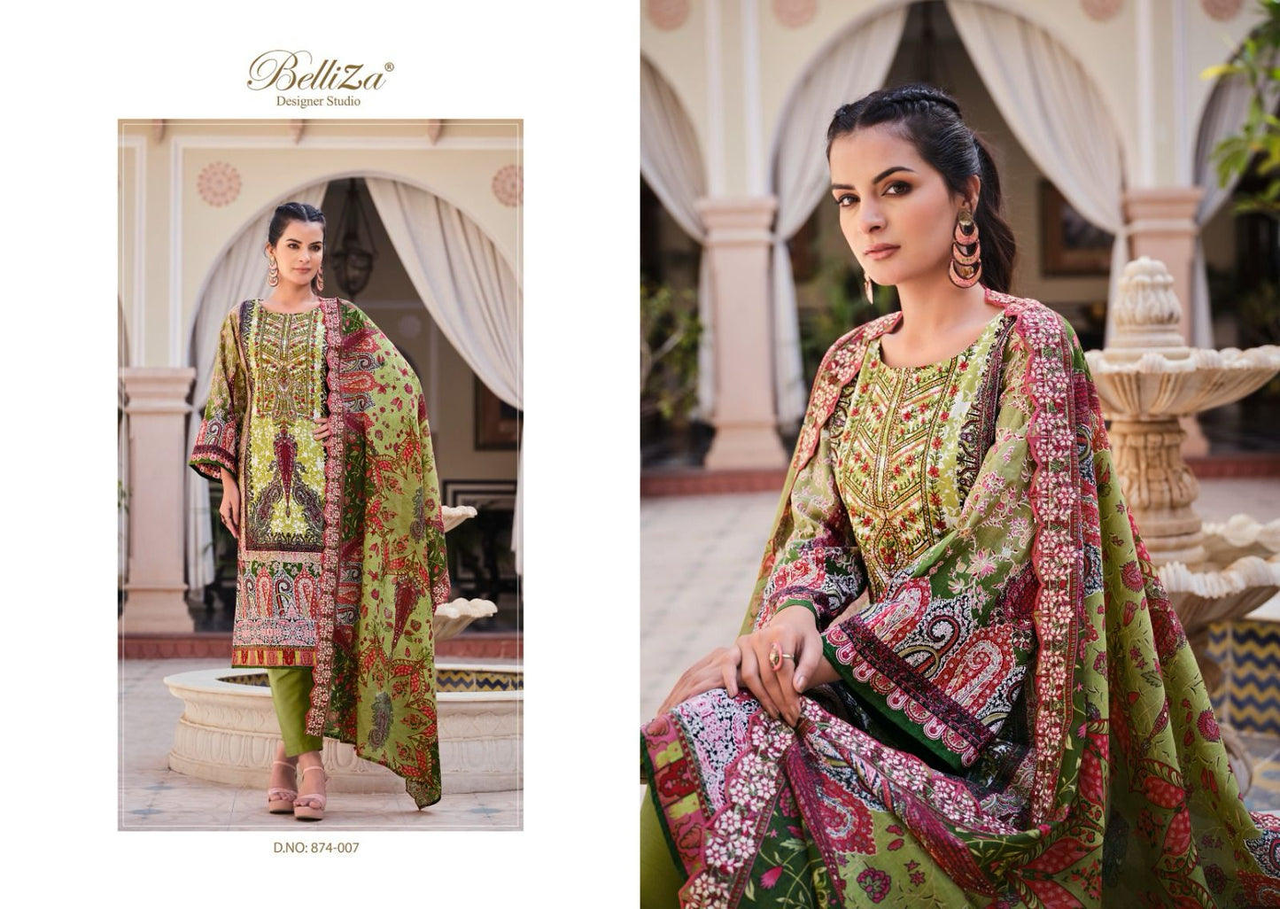 Guzarish Vol 2 Belliza Designer Studio Cotton Karachi Salwar Suits