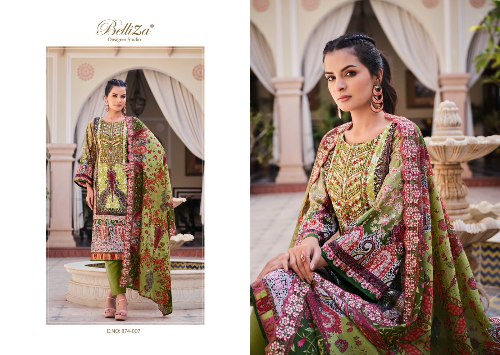 Guzarish Vol 2 Belliza Designer Studio Cotton Karachi Salwar Suits