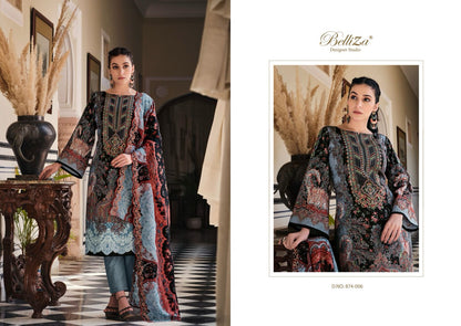 Guzarish Vol 2 Belliza Designer Studio Cotton Karachi Salwar Suits