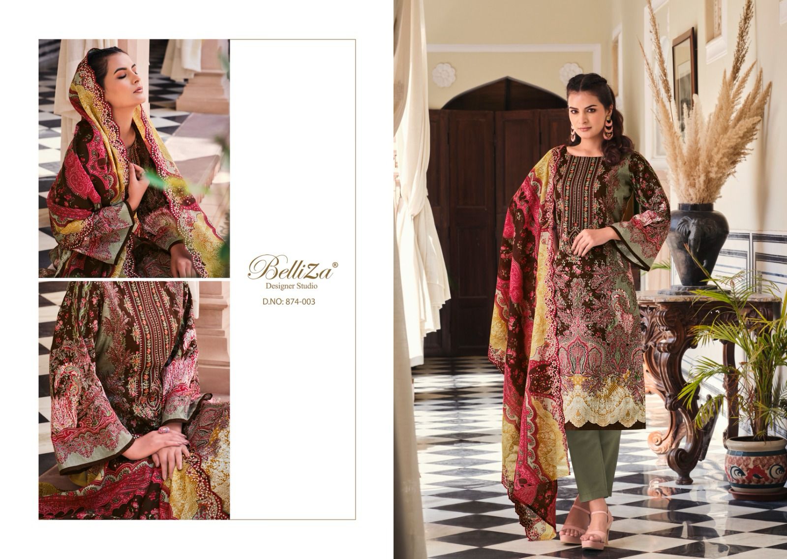 Guzarish Vol 2 Belliza Designer Studio Cotton Karachi Salwar Suits