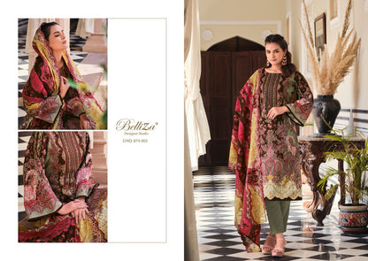 Guzarish Vol 2 Belliza Designer Studio Cotton Karachi Salwar Suits