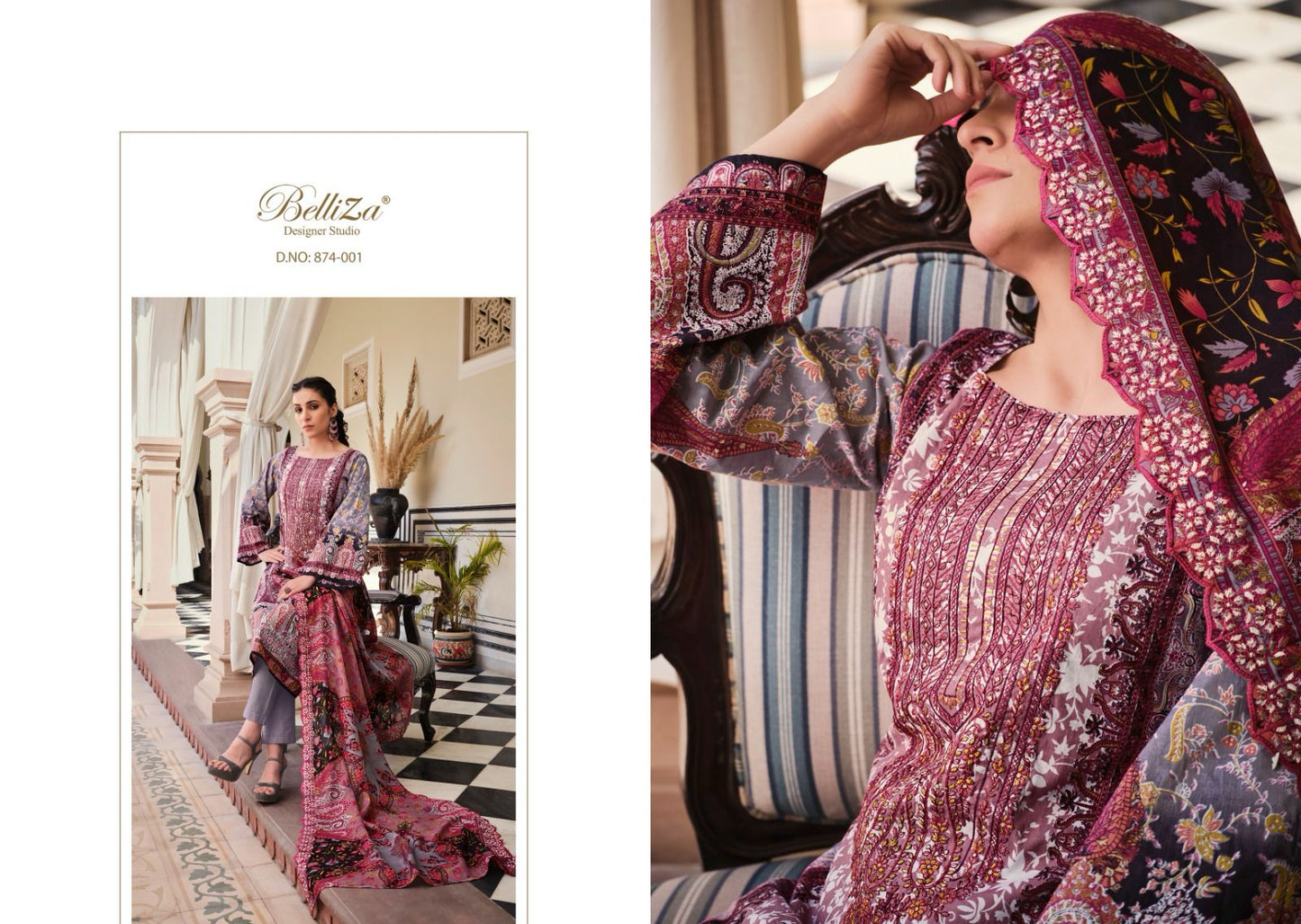 Guzarish Vol 2 Belliza Designer Studio Cotton Karachi Salwar Suits