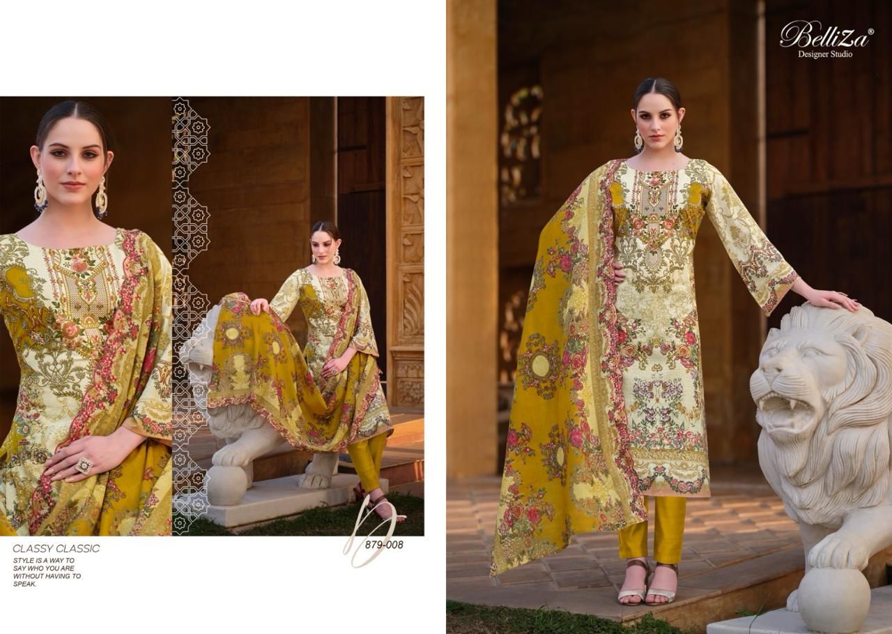 Guzarish Vol 3 Belliza Designer Studio Cotton Karachi Salwar Suits