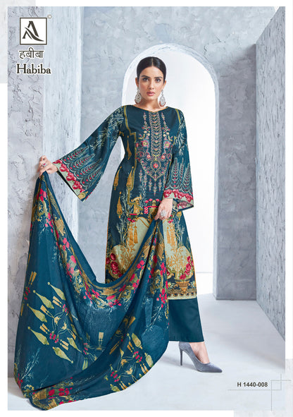 Habiba Alok Jaam Cotton Karachi Salwar Suits