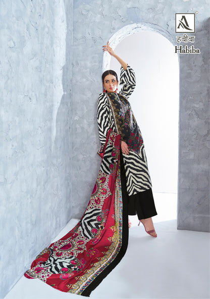 Habiba Alok Jaam Cotton Karachi Salwar Suits